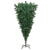 vidaXL Upside-down Artificial Christmas Tree with Stand Green 7 ft - 2 of 4