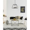 Elegant Lighting Declan 20 inch pendant in black - 2 of 4