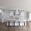 HOMLUX Easy-DIY 36 in W x 24 in D in Shaker White Ready to Assemble Wall Refrigerator Kitchen Cabinet with 2 Doors - 2 of 4