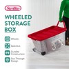 Sterilite 160 Qt Wheeled Storage Box, Large Plastic Container with Lid, 2 Pack - 3 of 4