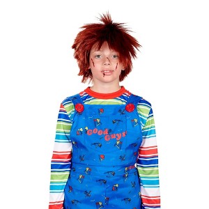 Angels Costumes Evil Doll Child Costume Wig | One Size - 1 of 4