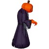 Gemmy Airblown Inflatable Pumpkin Reaper, 4 ft Tall, Multi - 4 of 4