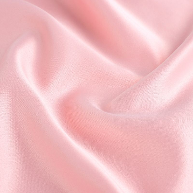 2 Pcs Queen 20"x30" Silk Satin Silky for Hair and Skin Pillowcase Pink - PiccoCasa, 5 of 7