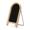 HomeRoots 16" Natural Wood Tabletop Easel Chalk Board - 4 of 4