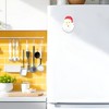 Unique Bargains Magnetic Refrigerator Magnet Red White 1 Pc - 2 of 3