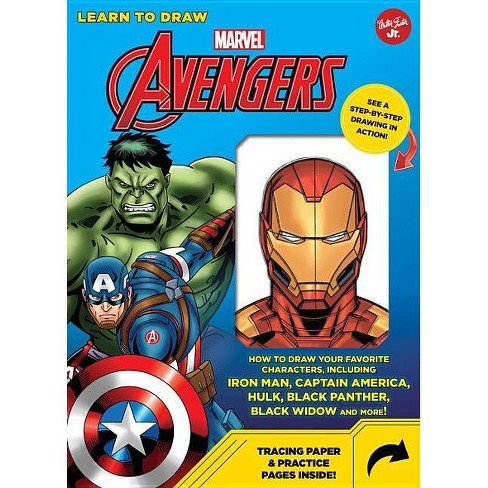 Learn To Draw Marvel Avengers Spiral Bound Target