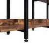 Kumasinova 5-Tier Industrial Bookshelf,Open Shelf Bookcase with Metal Frame,Book Shelf with MDF Board,Storage Shelves for Bedroom&Living Room - 3 of 4