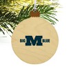 Millikin University Secondary Logo Wood Christmas Tree Holiday Ornament - 4 of 4
