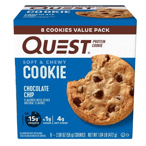 Quest Nutrition Chocolate Chip Cookie - 8ct : Target