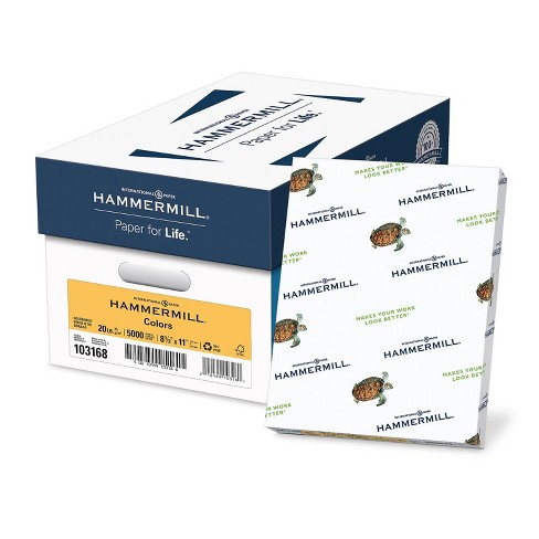 Hammermill Printer Paper, 20 lb Copy Plus, 8.5 x 11 - 10 Ream (5,000  Sheets) - 92 Bright, Made in the USA
