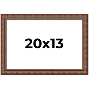 PosterPalooza | 20x13 Modern Bamboo Picture Frame, UV Acrylic, 5 Finishes - 1 of 4