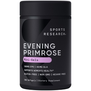 Sports Research Evening Primrose, Omegas and Fish Oil, Softgel - 1 of 4