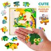 QUOKKA 28 Pieces Wooden Puzzles for Kids 3 4 5 Years Old - 4 of 4