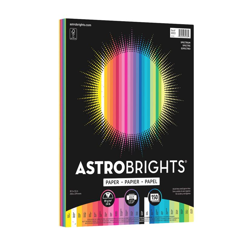 Astrobrights 150ct Colored Printer Paper - Spectrum, 1 of 8