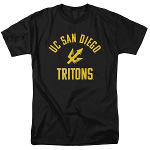 University of California San Diego Official One Color UCSD Tritons Logo Unisex Adult T-Shirt - 1 of 4