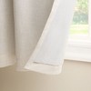 TOWN & COUNTRY LUXE Davos Solid Linen Texture Indoor Curtains - 2 of 4