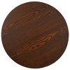 vidaXL Bistro Table Dark Brown 19.7 in. MDF - 2 of 4