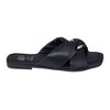 GC Shoes Perri Knotted Cross Strap Squared Toe Slide Flat Sandals - 2 of 4