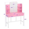 Besiost Makeup Vanity with Mirror and Lights, Vanity Table with Drawers - 4 of 4