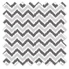 Bacati - MixNMatch Gray Zigzag Crib/Toddler ruffles/skirt - 2 of 3
