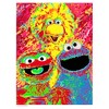 Women's Sesame Street Trio Saturated Painting T-Shirt - 2 of 4