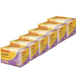 Kodak GOLD 200 Color Negative Film 35mm Roll Film, 24 Exposures - 6pk - 1 of 3