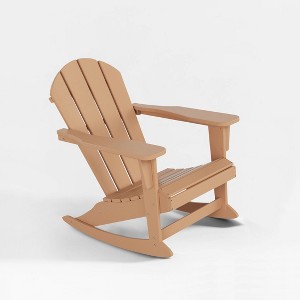 WestinTrends  Outdoor Patio Porch Rocking Adirondack Chair - 1 of 4