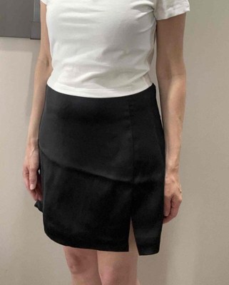 Black satin skirt target best sale