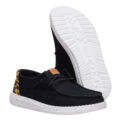 Обувь HEYDUDE Women Wendy Wildcat , Black/Leopard, 7 — фото 4