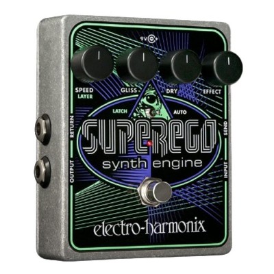 Electro-Harmonix Superego Synth Engine Pedal with Latch Mode