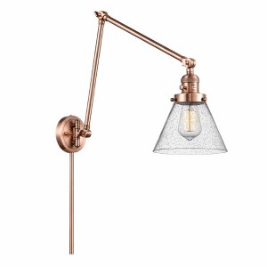 Cone - 1 Light Swing Arm Wall Sconce In Industrial Style-30 Inches Tall and 8 Inches Wide - 1 of 1