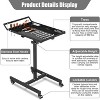 35-45 Inch Adjustable Height Worktable,Capacity Heavy-Duty Work Table with Wheels & Brakes, Mechanics Workbench for Warehouse, Repair Shops, Workshop - 2 of 4