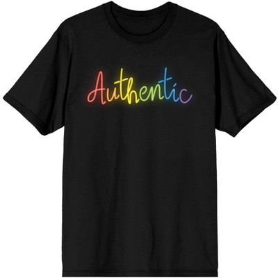 Authentic Men's Black T-Shirt