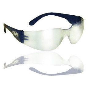 Global Vision Eyewear Rider Jr Safety Motorcycle Glasses with Clear Lenses - 1 of 4