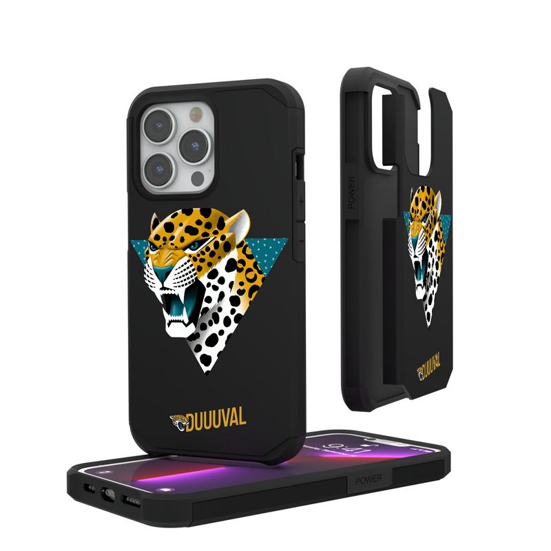 Keyscaper Jacksonville Jaguars 2024 Illustrated Limited Edition Rugged Phone Case, 1 of 2