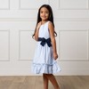 Hope & Henry Heirloom Girls' Organic Sleeveless Special Occasion Seersucker Party Dress with Cross Back, Kids - 2 of 4
