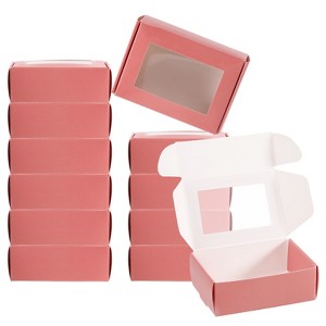 Unique Bargains Homemade DIY Craft Paper Soap Boxes with PVC Window 30 Pcs - 1 of 4