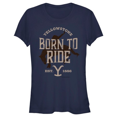 Junior's Yellowstone Born to Ride Est. 1886 T-Shirt - image 1 of 4