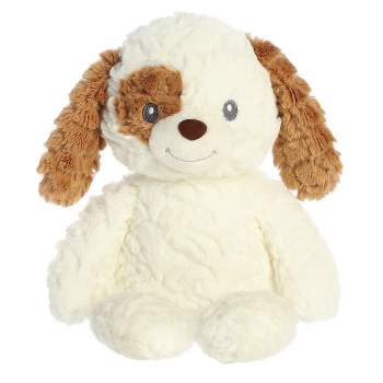 ebba Huggy Collection 13" Parker Puppy White Stuffed Animal