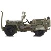 U.S. 1/4 ton Military Vehicle Olive Drab "War Eagle" (1945) US Army "Ground Power Series" 1/72 Diecast Model by Hobby Master - 2 of 4