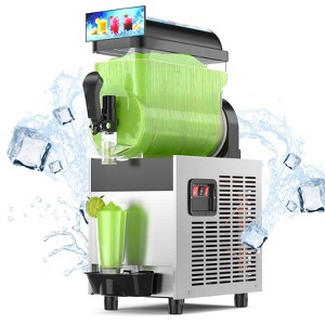 Mojgar 15LCommercial Slushy Machine Commercial 4 Gal, Self-Cleaning, for Margaritas, smoothies - 1 of 4
