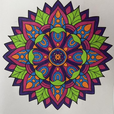 Crayola Mindful Mediations Mandala Coloring Book : Target