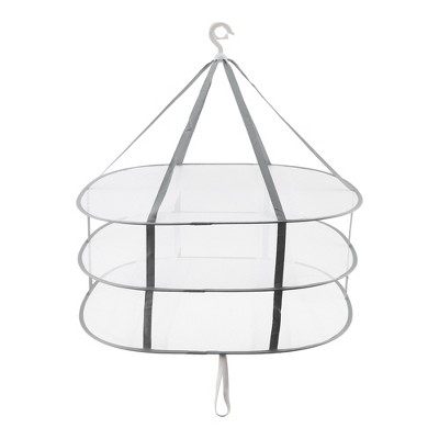Unique Bargains Folding Durable without Enclosure Drying Basket 1 Pc