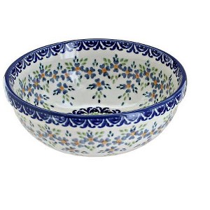 Blue Rose Polish Pottery M089 Manufaktura Dessert Bowl - 1 of 3