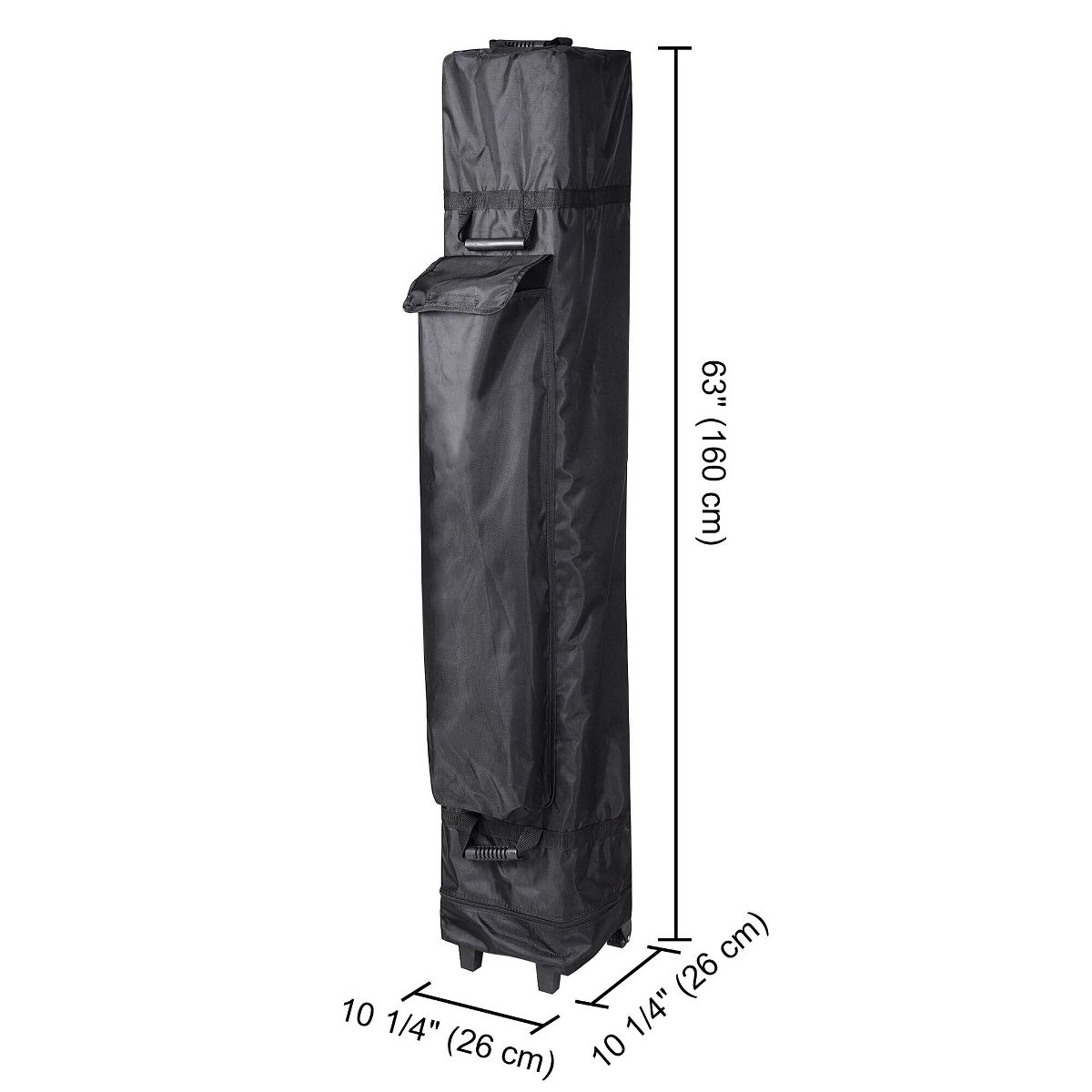 InstaHibit Universal Canopy Carry Bag Wheeled Storage Case for 10x10ft Canopy - thumbnail 4