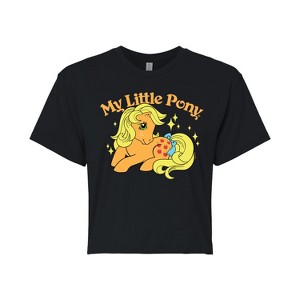 Women's - My Little Pony - Applejack Logo Cropped Graphic T-Shirt - 1 of 4