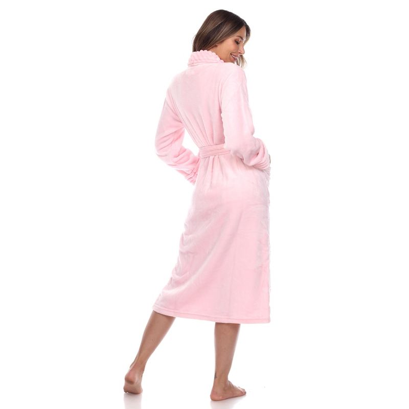 Women's Super Soft and Cozy Lounge Robe  - White Mark, 4 of 5