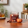 Lidded Glass Jar Bourbon Pumpkin Candle - Opalhouse™ - image 2 of 3