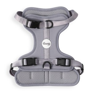 THE LICKER STORE Arlo Adjustable Soft Padded No Pull Pet Harness with 3 Buckles and 3 Leash Clips - 1 of 4