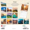 BrownTrout Italy 2026 12"x24" Hanging Square Wall Calendar Plastic-Free - 2 of 4